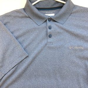 Columbia Sun Protection polo shirt blue